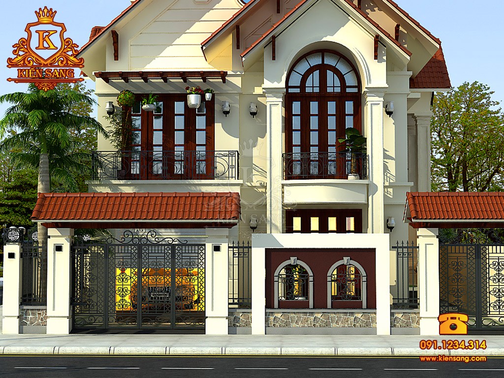 Biệt thự 2 tầng tân cổ điển tại Long Biên