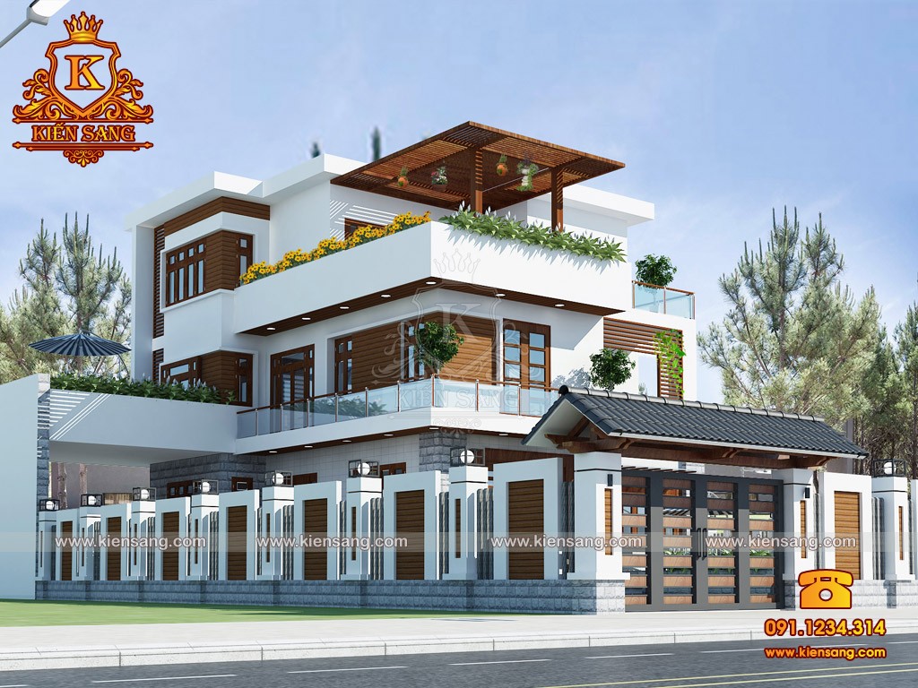 Biệt thự 3 tầng hiện đại tại Bắc Ninh mức giá 3 tỷ
